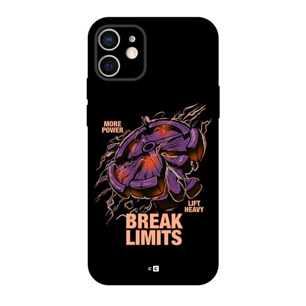 Break Limits Back Case for iPhone 12 Pro